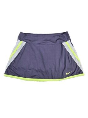 Nike Dri Fit Active Tennis Skort Womens Medium Purple Pickleball Golf Athleisure